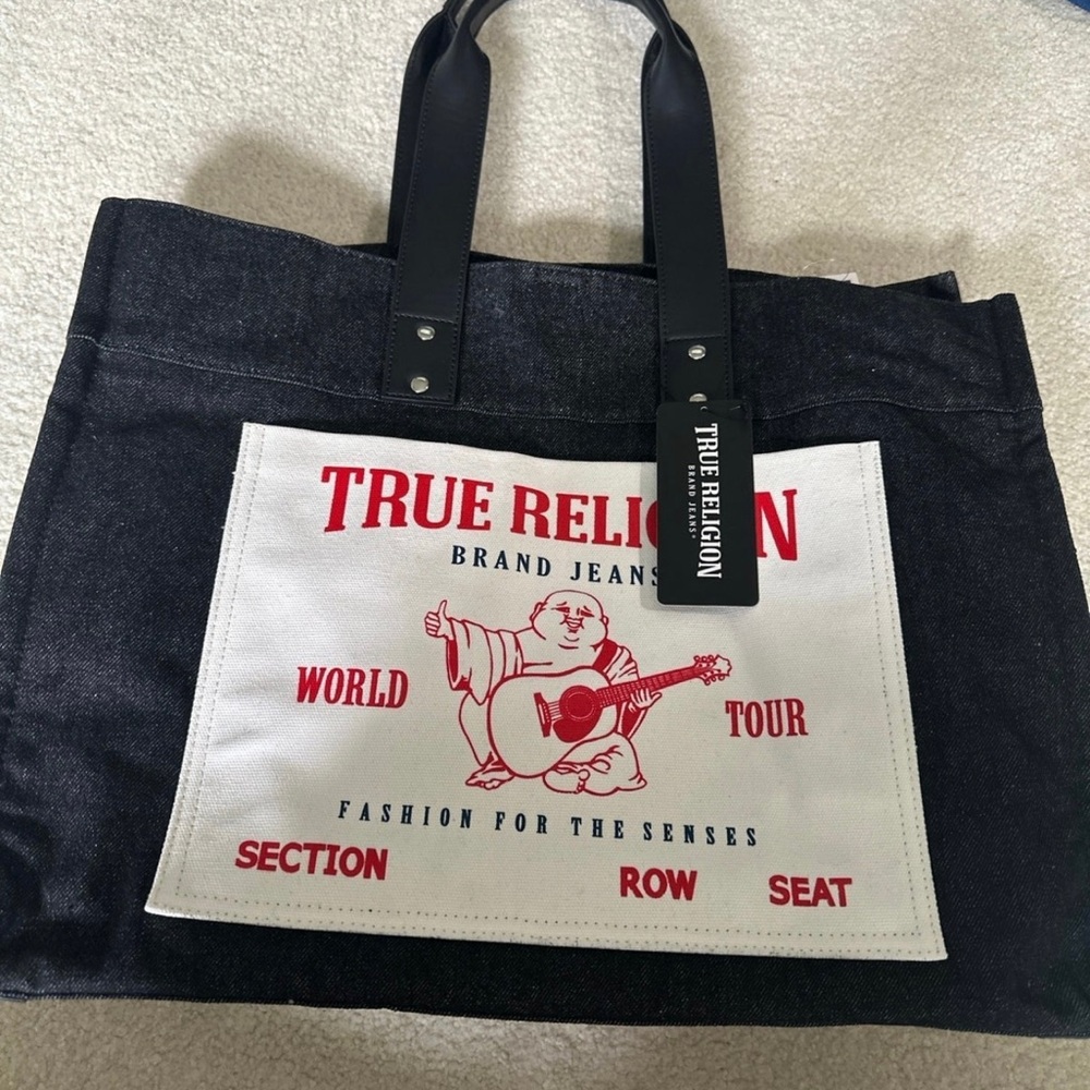True religion tote bag